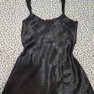 Morgan Taylor Black Dress with White Dots